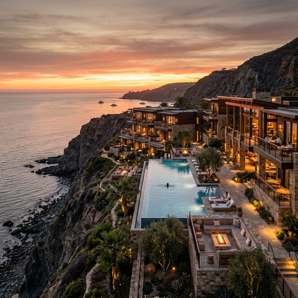 L'Horizon Cliffside Resort Sunset View